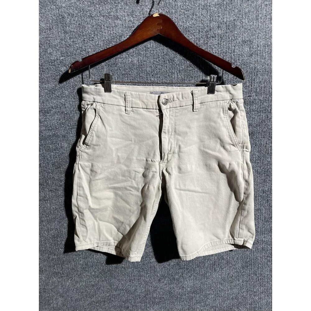 Joe's Jeans Shorts Mens 32 Beige Stretch Chino Flat Front Casual Pockets Summer